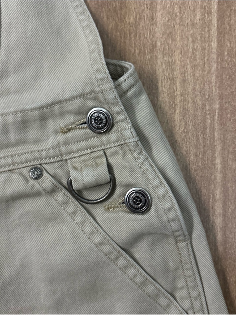 Harley-Davidson Beige Cotton Top with Eagle Logo - Picture 3 of 5